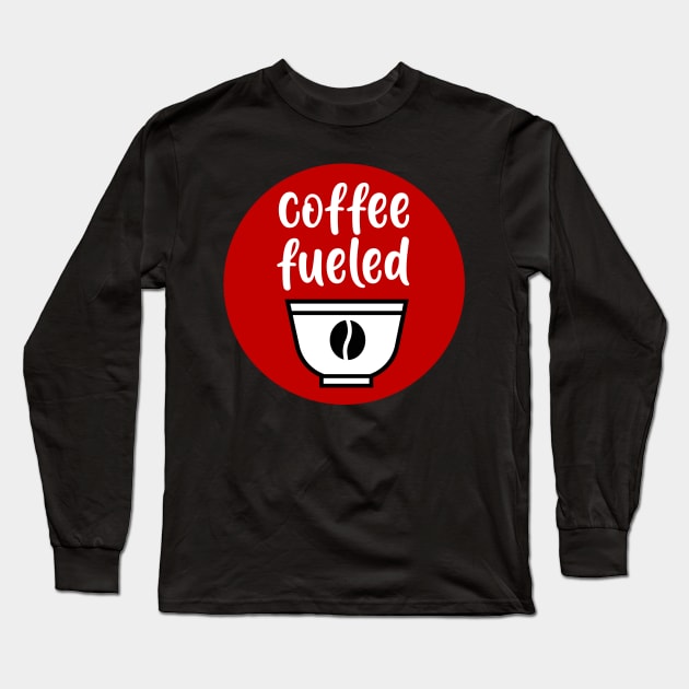 coffee fueled, minimalist design. Long Sleeve T-Shirt by JJadx